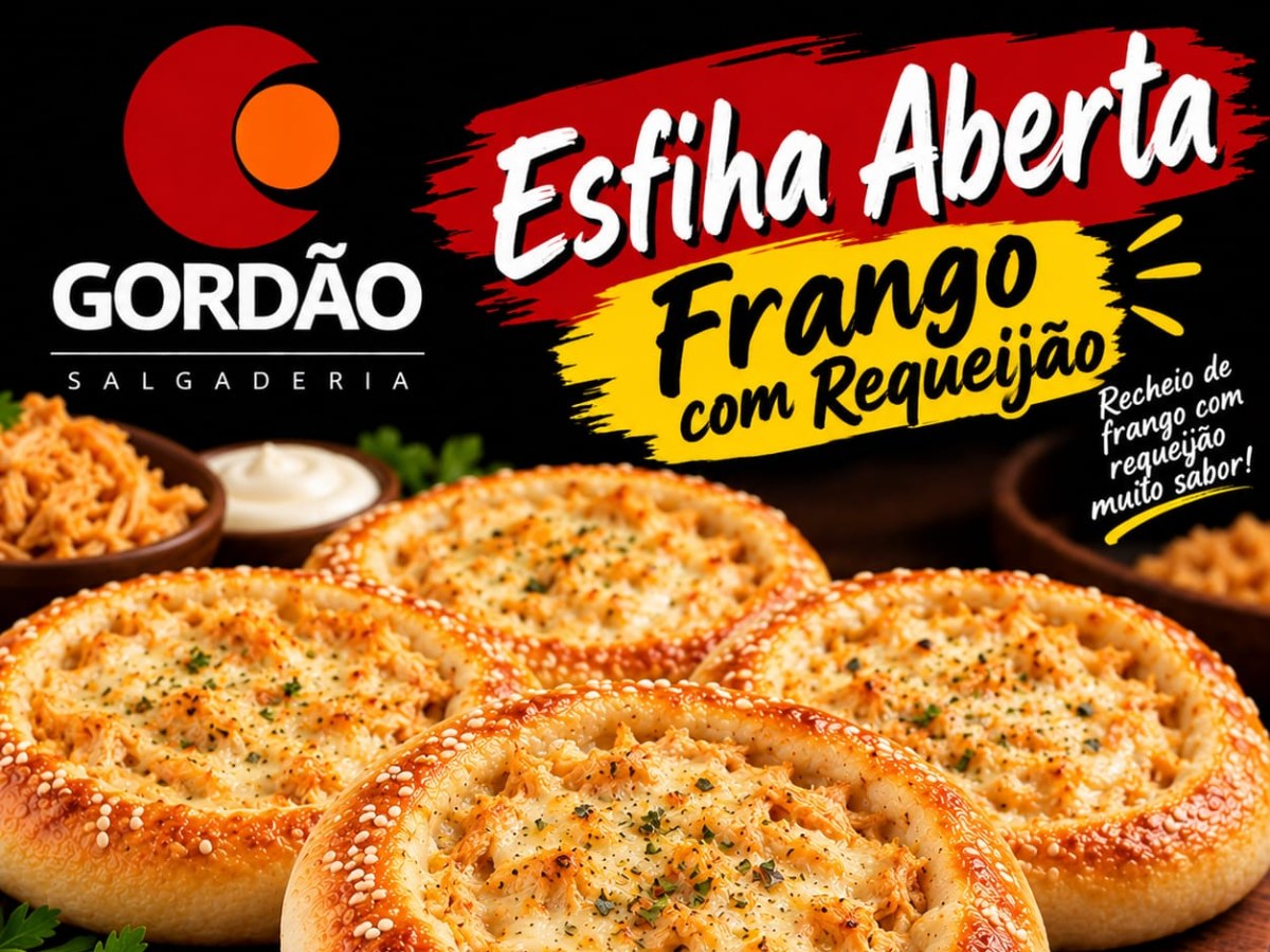 Esfiha de franco com requeijão
