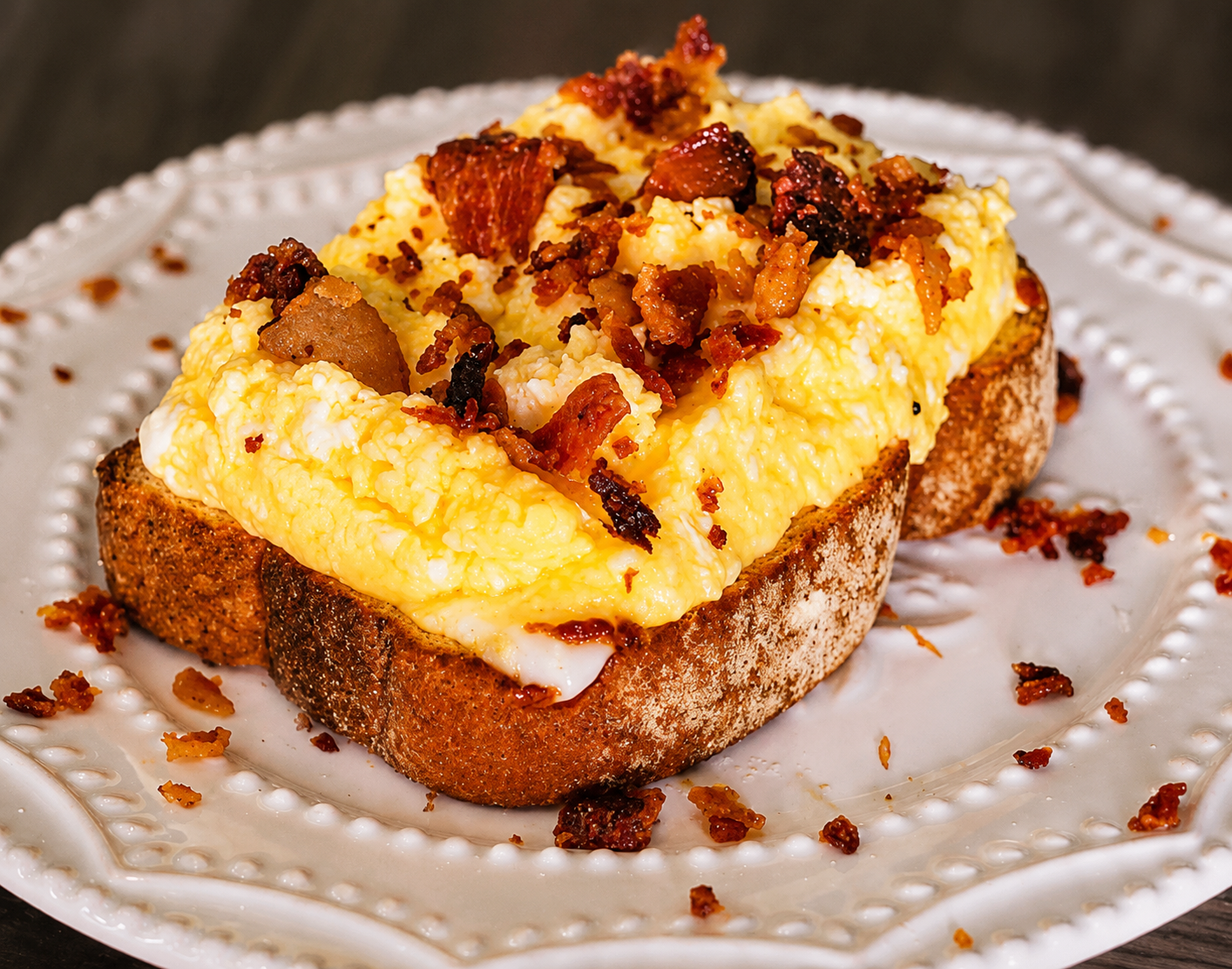 Egg Toast Bacon