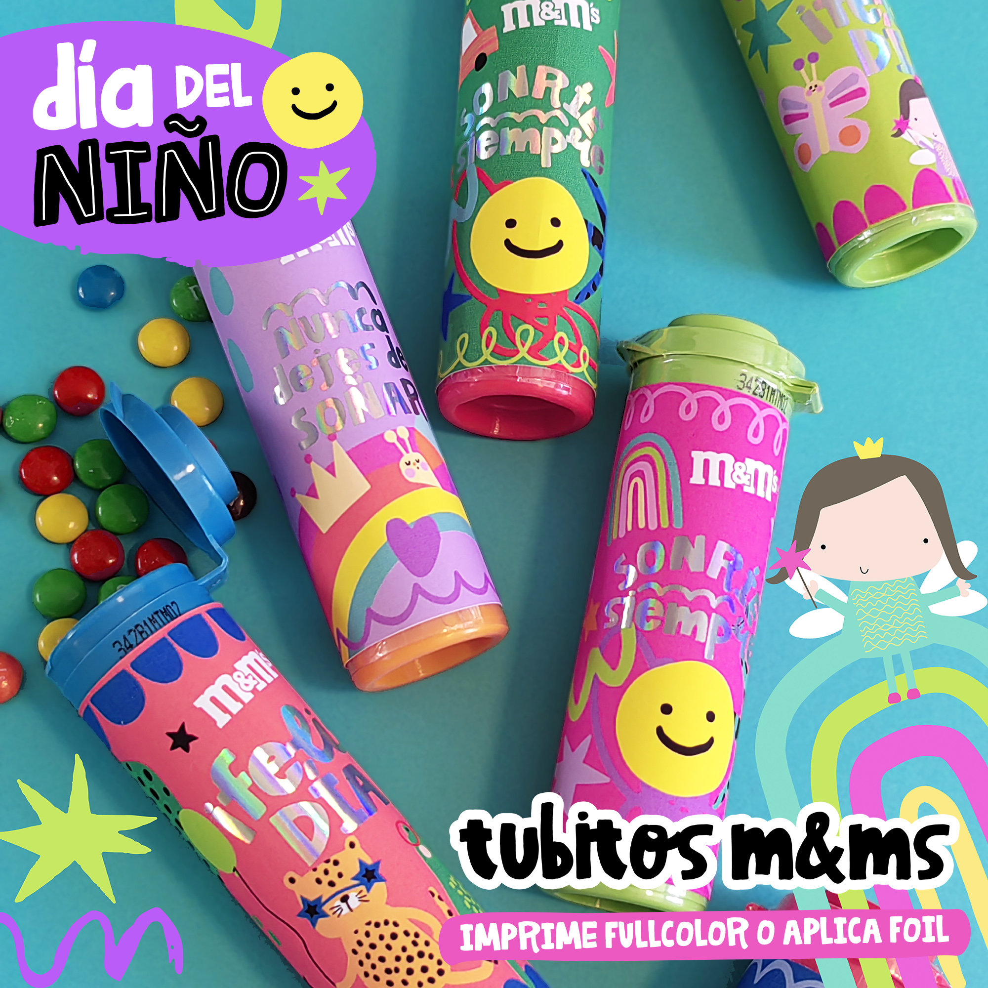 M&M Chocolate Tubete