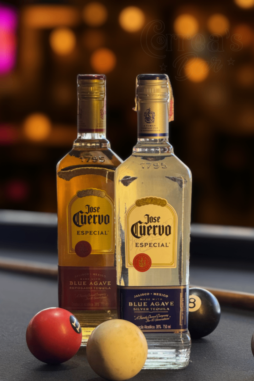 Tequila José Cuervo prata/ouro