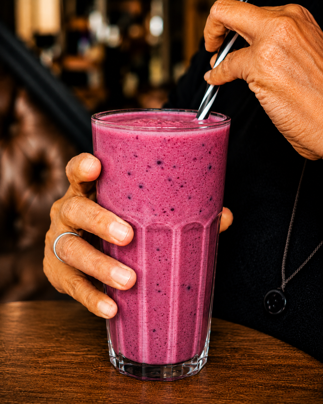 Vitamina Frutas Vermelhas