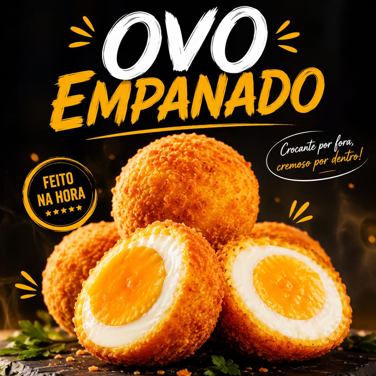 Ovo empanado ( Tamanho Lanchonete )
